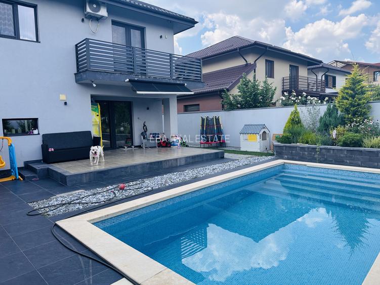 Vila superba in Rosu-Crinului, 160 mp, 405 mp curte, piscina, Raritate - 5