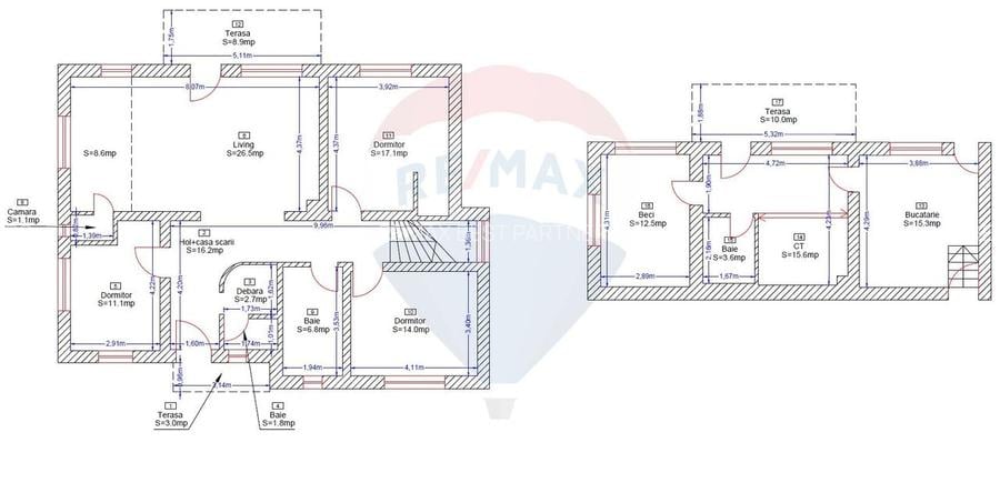 Casa de vanzare in Chinteni, 5 camere, 153 mp, teren 756 mp - 39