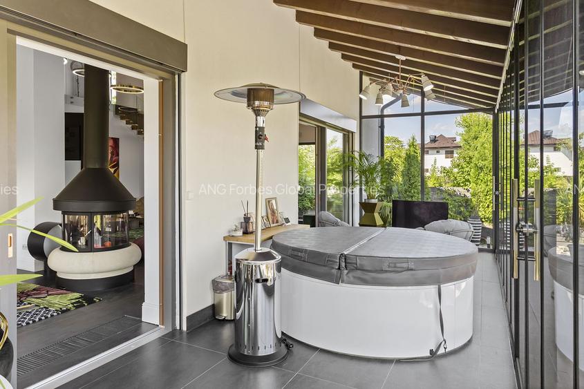 Vilă Nouă de Lux cu Piscină și Spa în Zona Selectă Snagov - 32