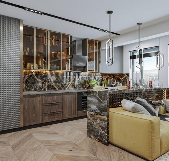 Apartament 1 Cameră | TIP 8 | Studio | 37mp | Complex Comat Towers - 6