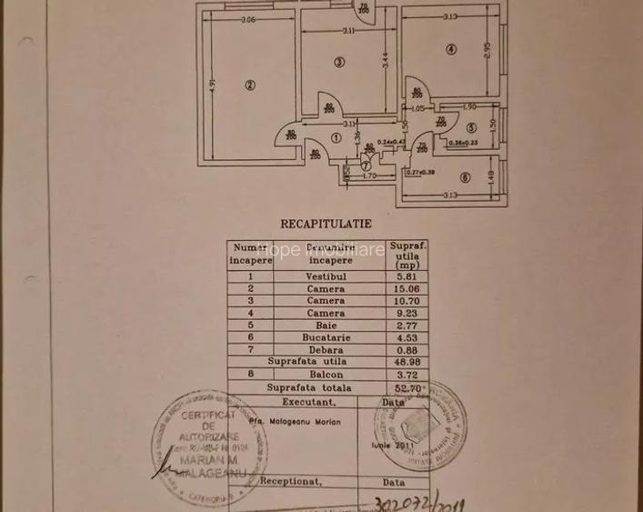 Giurgiului-strada Ghimpati-3 camere - 6
