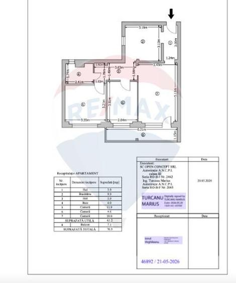 Apartament 3 camere decomandat, complet renovat - Metrou Lujerului