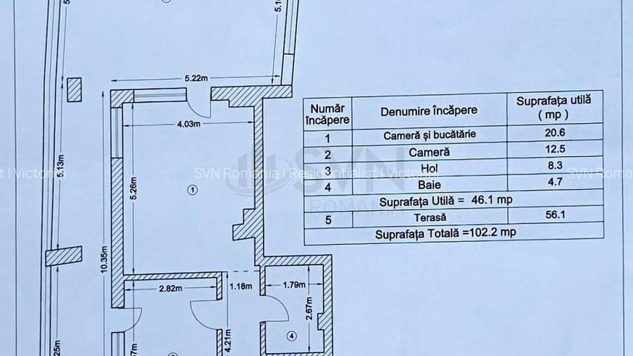 REA1026808 Veris Residence I Ferdinand I 2 Camere I Terasa 56mp - 10