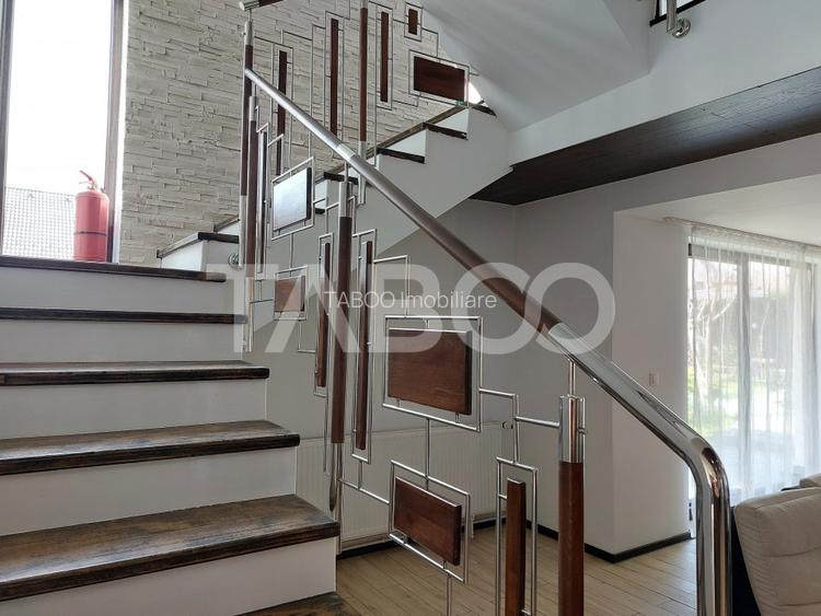 Casa de inchiriat cu 5 camere si 780 mp gradina langa padure in Sibiu - 24