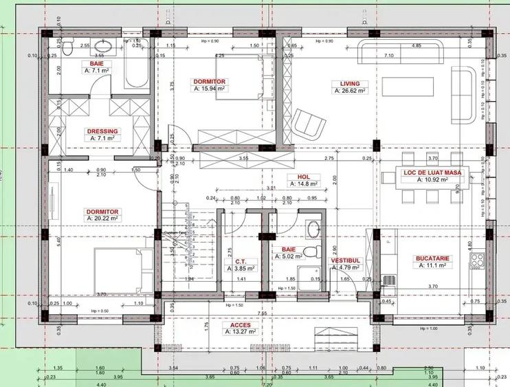 Vila cu 6 Camere Tunari | Langa Amber Forest si Scoala Verida |Premium - 17