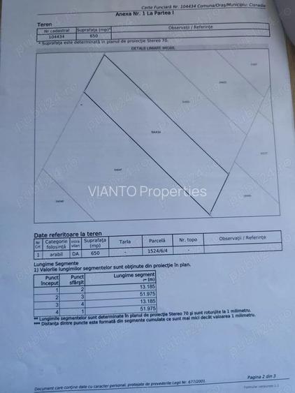 TEREN INTRAVILAN | 650 MP | CISNADIE - 2