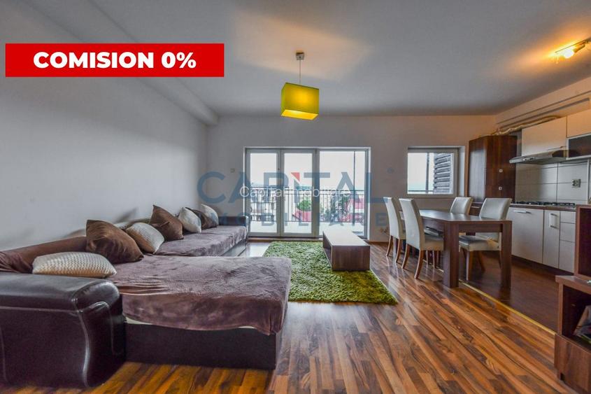 Comision 0 %  2 camere 57mp,terasa 22mp, parcare, imobil 2010, Piata Marasti - 2