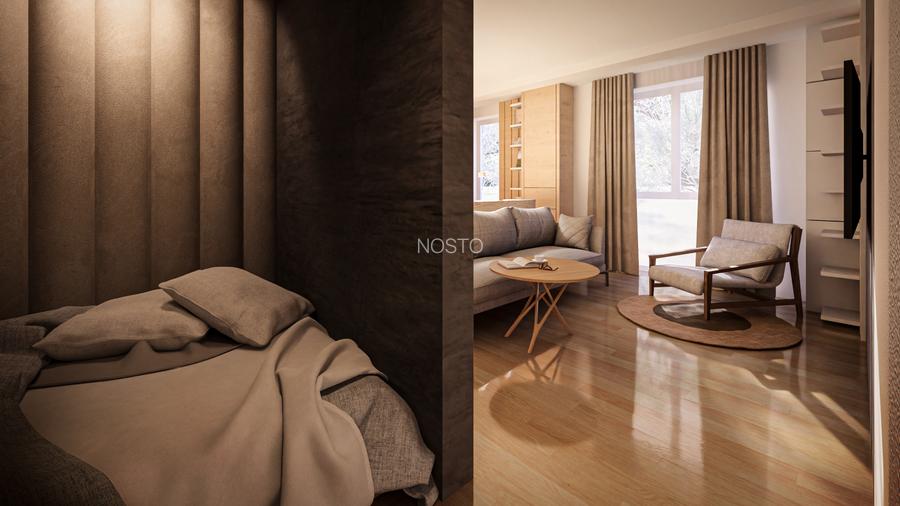 Apartament de vânzare | 1 cameră + terasă, compartimentare practică - 2