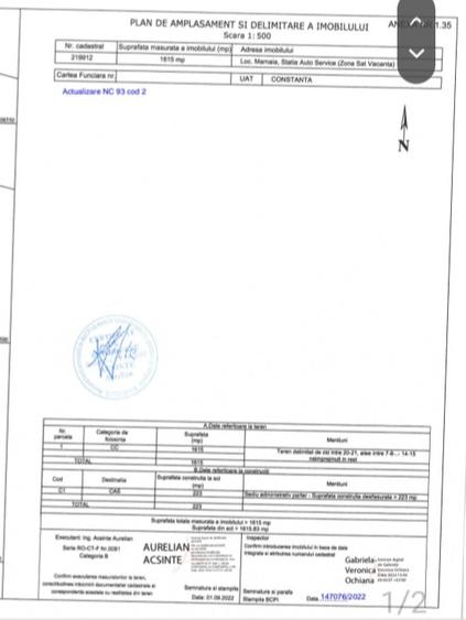 Vand teren Mamaia - LOCATIE DE EXCEPTIE - 1