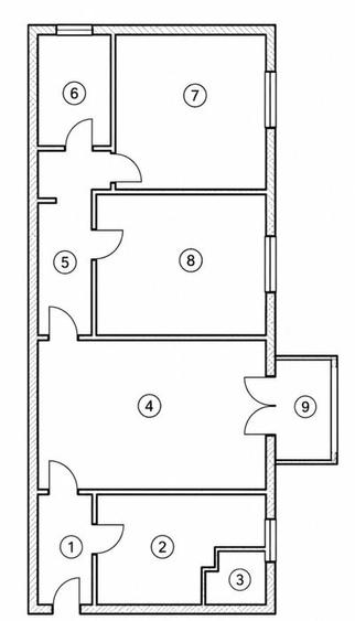 Apartament 3 camere, Zimbru. - 7