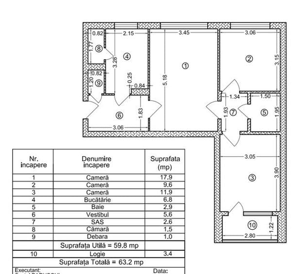 Vanzare apartament 3 camere Berceni, Constantin Brancoveanu, strand Berceni - 10