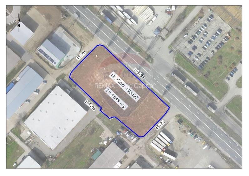 De vânzare - Teren intravilan 5043 mp Oradea - Calea Borșului - 2