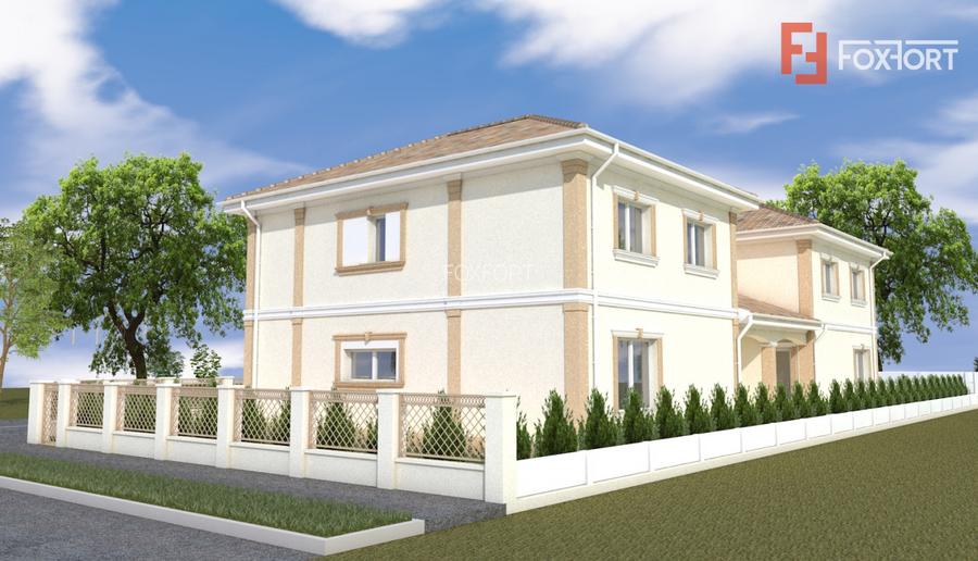 Duplex 5 camere 132 mp utili, despartit prin garaj Mosnita Noua - 10