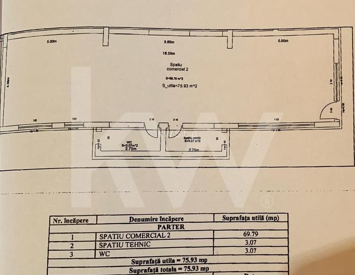 Spatiu comercial finisat 174mp vitrina Dna Stanca ideal showroom clinica - 1