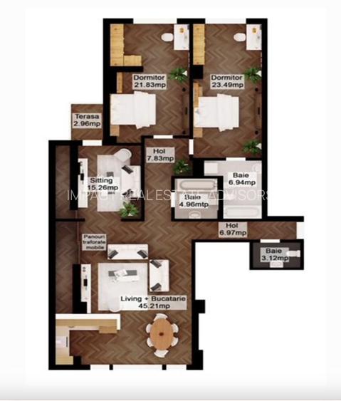 VANZARE | 3 CAMERE | BELLER | DOROBANTI - 1