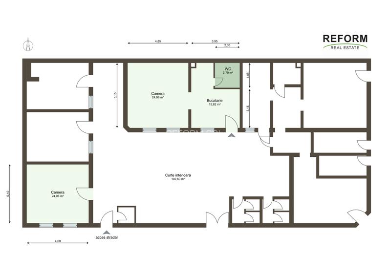 DE VÂNZARE — Două apartamente în zonă ultracentrală - 2