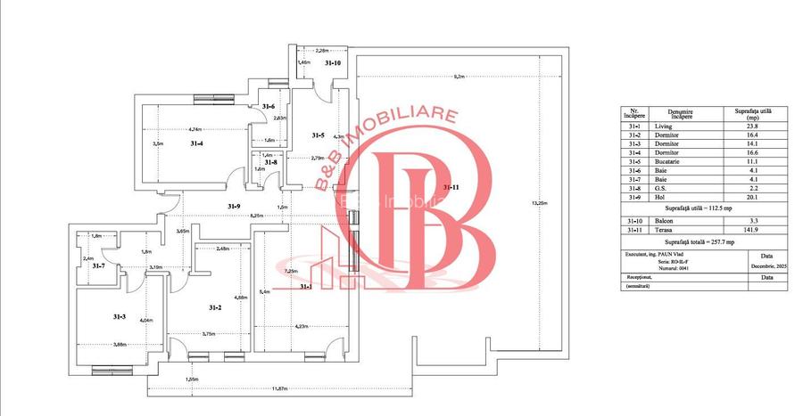 Apartament 4 camere cu Terasa 142mp-Finalizat-Theodor Pallady - 1