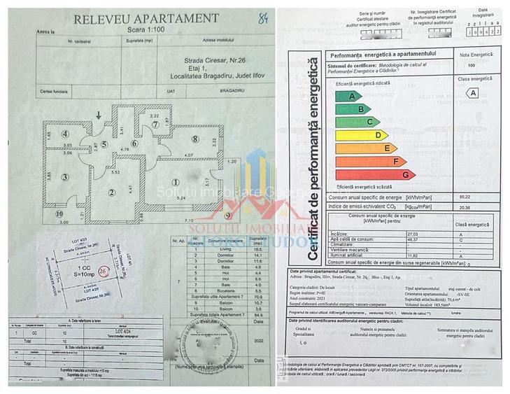 Ap. 3 camere, 85 mp, Str. Ciresar 26A, Prelungirea Ghencea- Bragadiru - 2