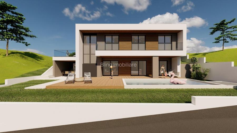 Teren autorizat pentru casa cu piscina Valea Seaca 500mp  - 4