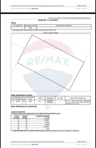 Teren intravilan 418 mp comuna Berceni ilfov - 6
