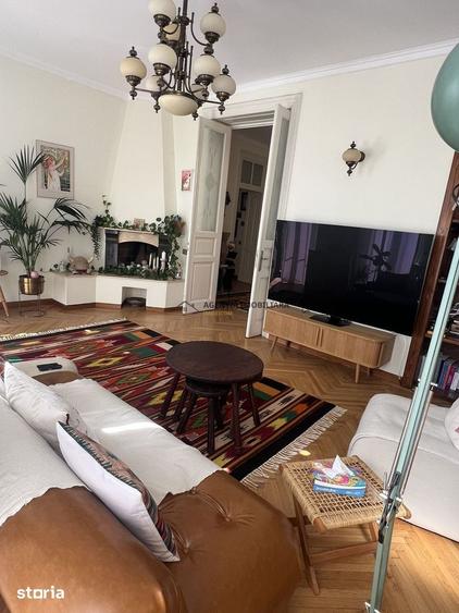 Apartament boem 128 mp | 50 m de Cișmigiu | renovat integral | parcare