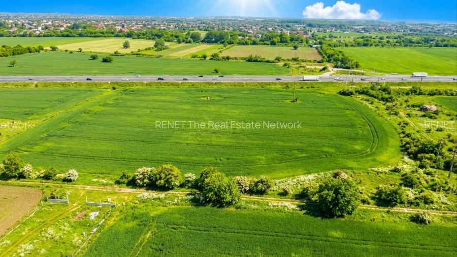 Teren Bragadiru langa A0 - PUZ aprobat, vizibilitate autostrada - 12