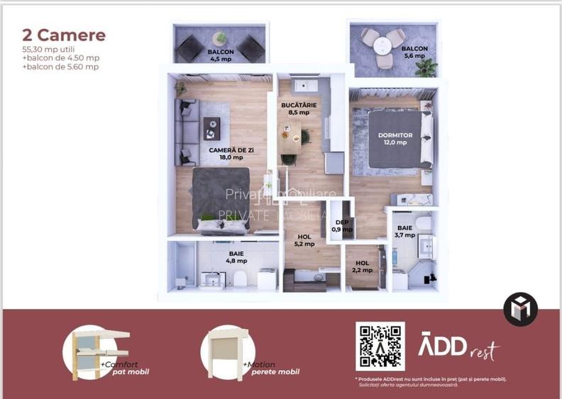 Apartament 2 camere, Maurer, Sighisoara - 11