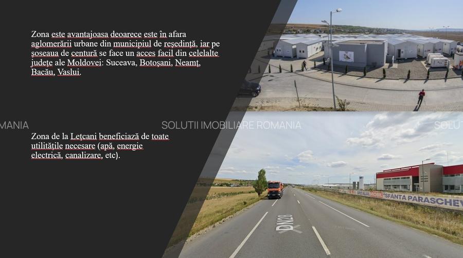 PROPRIETAR -Teren Letcani - vis-à-vis de Spitalul Modular - 34.001 M.P - 4