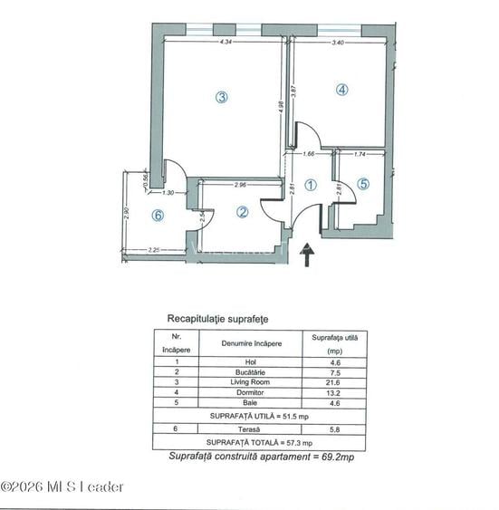 Apartament 2 camere | 51,5 mp | H Pipera Lake - 15