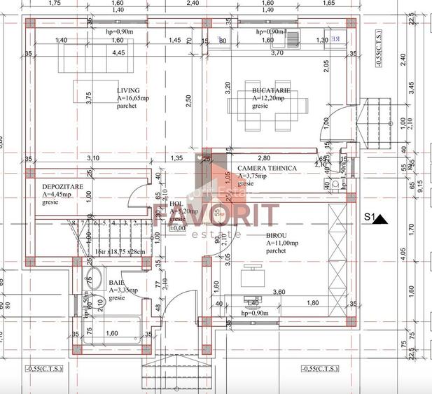 Casa individuala. Disponibila imediat. 4 dormitoare - 1