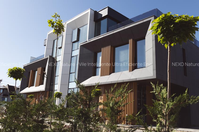 NEXO Nature FINALIZAT - Pipera - Vile Inteligente cu living înalt de 7m - 380 mp - 3