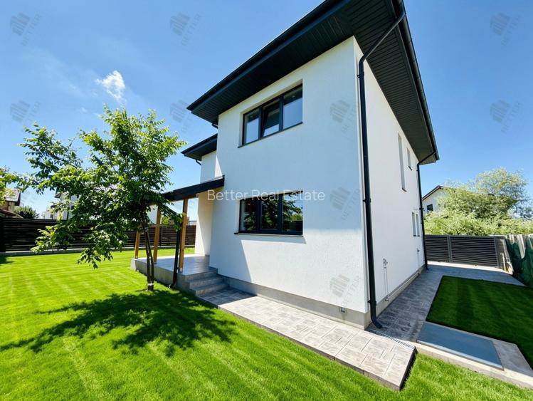 Casă de vânzare individuală nouă | Berceni, Ilfov – 4 camere | teren 400 mp - 5
