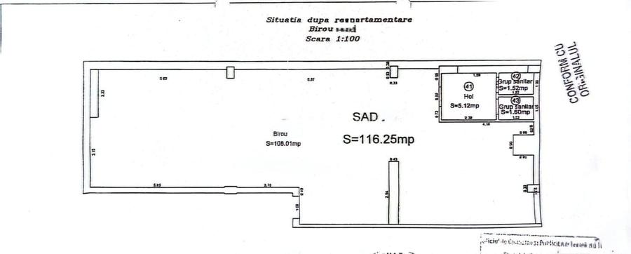 Spatiu SAD 116 mp zona centrala-Investitie - 6