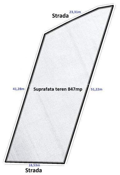 Tomis Nord – Teren 847mp cu dubla deschidere COMISION 0% - 5