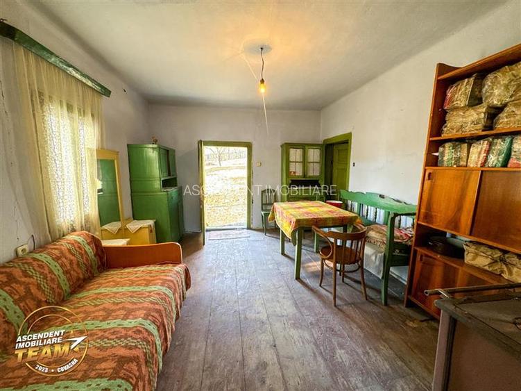 Film! Casa din lemn,cu doua camere, pe domeniu de 2.819 mp, Mereni, Covasna - 2