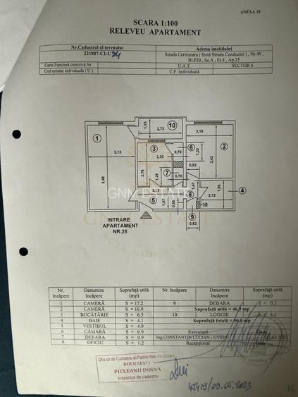 2 Camere Et.4/8 Centrala Proprie An Constructie 1984 Metrou Gorjului - 11