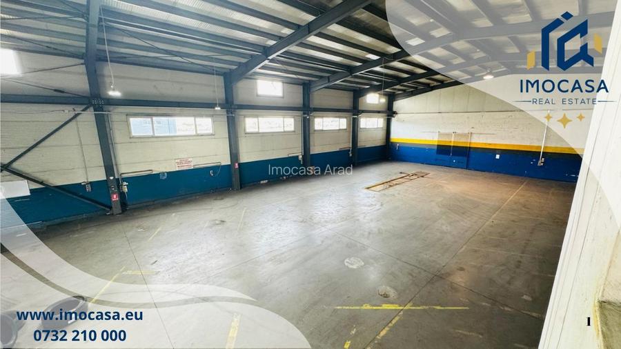 Hala de inchiriat atelier/depozit Micalaca Acces Tir 600+600 M.P. - 12