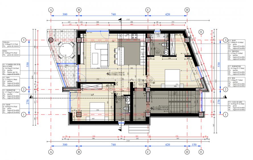 Revanzare pachet de 4 apartamente (2x3 camere, 1x2 camere) - 4