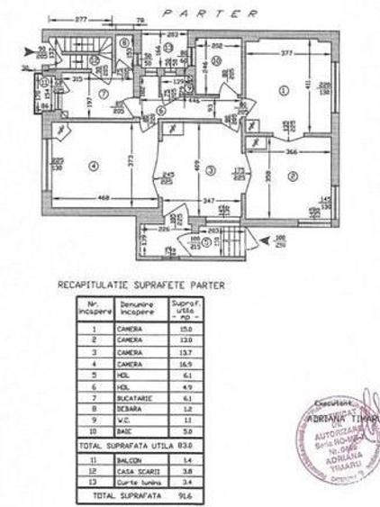 4 camere parter in vila - 2 apartamente in vila Pta Alba Iulia-Basarab - 7