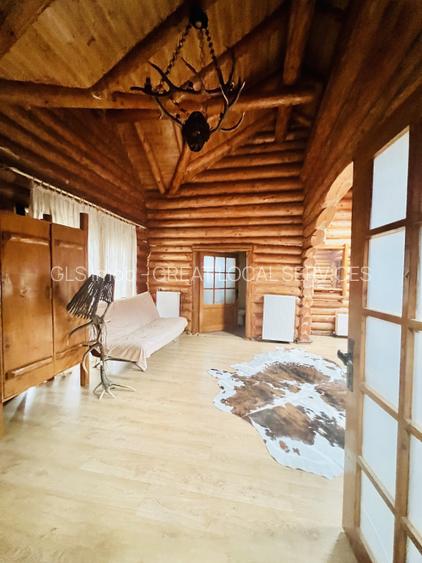 Cabana vânătorească din lemn cu vedere spectaculoasa, langa Castelul Cantacuzino - 21