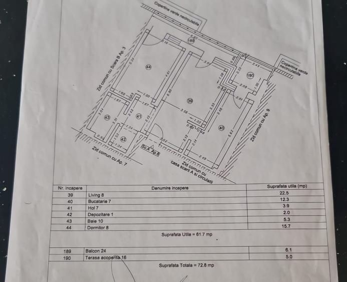 2Camere - TOMIS NORD/EUROMATERNA BLOC NOU BALCON+TERASĂ