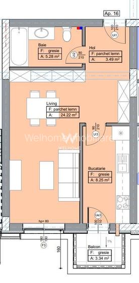 Apartament o camera cu bucatarie separata  - Selimbar/Sibiu - 1