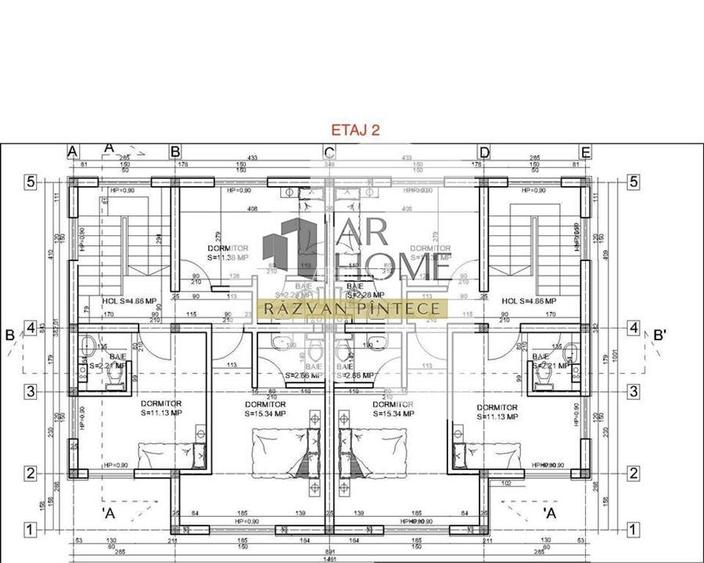 Vila P+1E+M, 15 camere, 32 locuri cazare, zona Mall AFI Palace, Ploiesti - 34