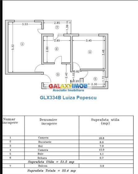 OFERTA! Apartamentul 2 camere Sebastian Dunavat et 2 4, totul nou - 12