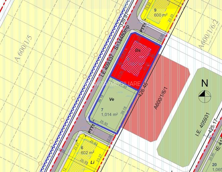 Teren comercial Mosnita, in spate la Kaufland - 1057 servicii, 1014 zona verde - 3