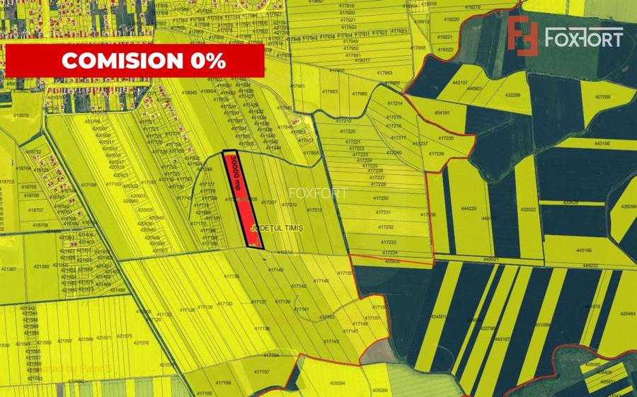 Teren extravilan, zona Cartierul Primaverii - Comision 0% - 2
