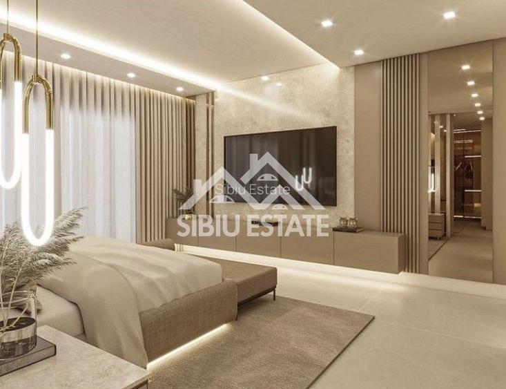 Penthouse Sibiu 4 camere, 2 bai terasa mare vedere panoramica - 4