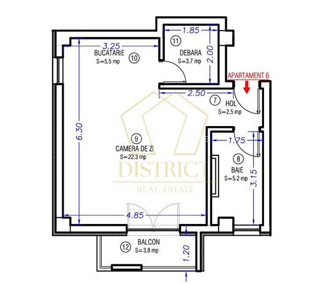 Apartament cu o camera | Aradului - 8