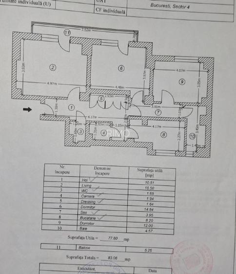 Apartament Unirii / Fântâni - 12