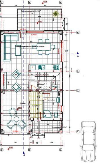 VILA DUPLEX, complex rezidential, 173mp, teren 305mp, loc. 1 Decembrie - 1